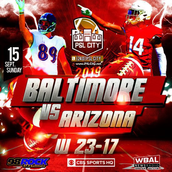 Baltimore vs Arizona