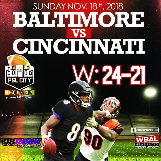 Baltimore vs. Cincinnati