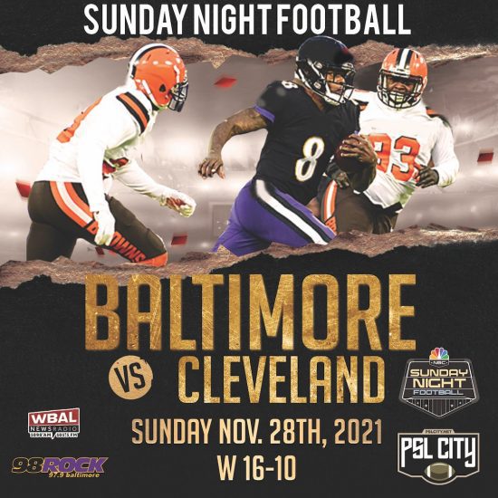 Baltimore vs. Cleveland