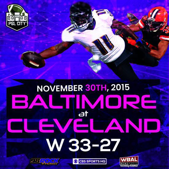Baltimore vs. Cleveland
