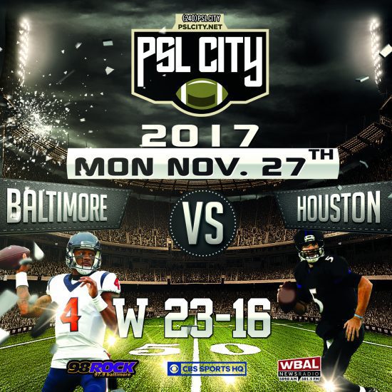 Baltimore vs. Houston