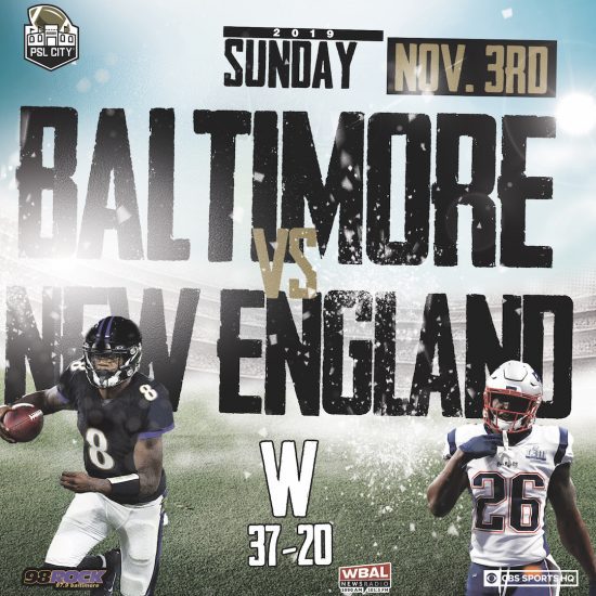 Baltimore vs. New England