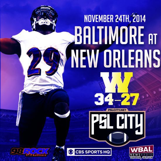 Baltimore vs. New Orleans