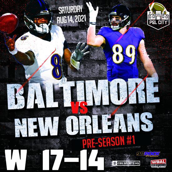 Baltimore vs. New Orleans