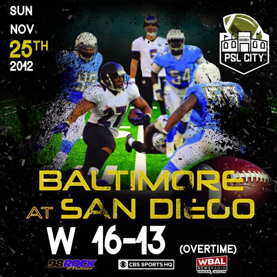 Baltimore vs. San Diego